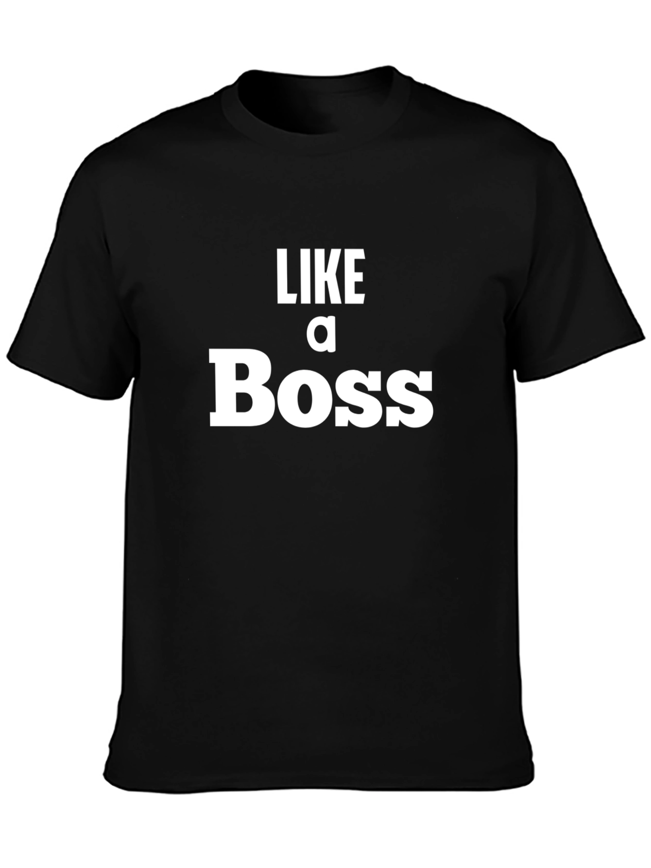 Like a Boss Graphic Tee - Black
