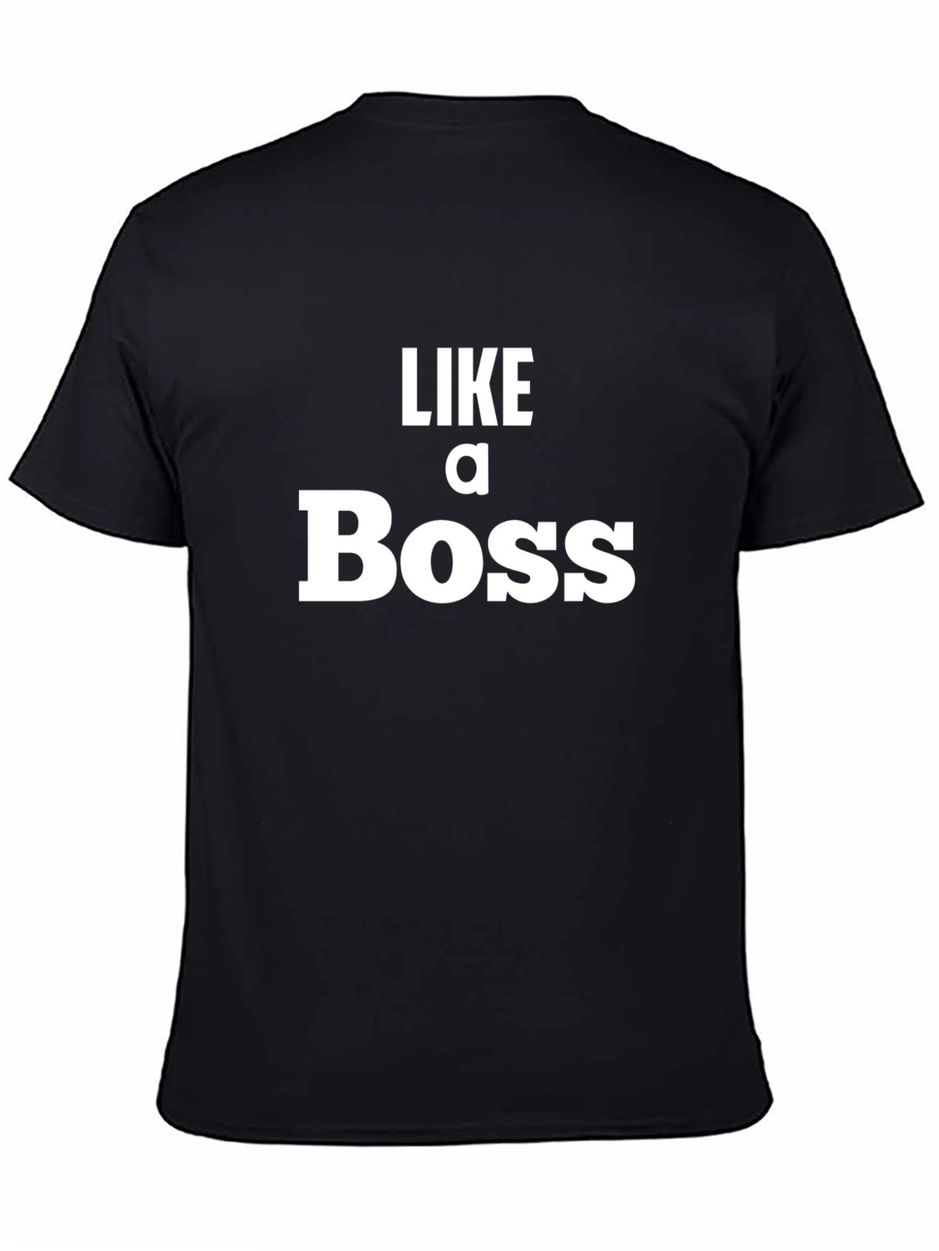 Like a Boss Graphic Tee - Black