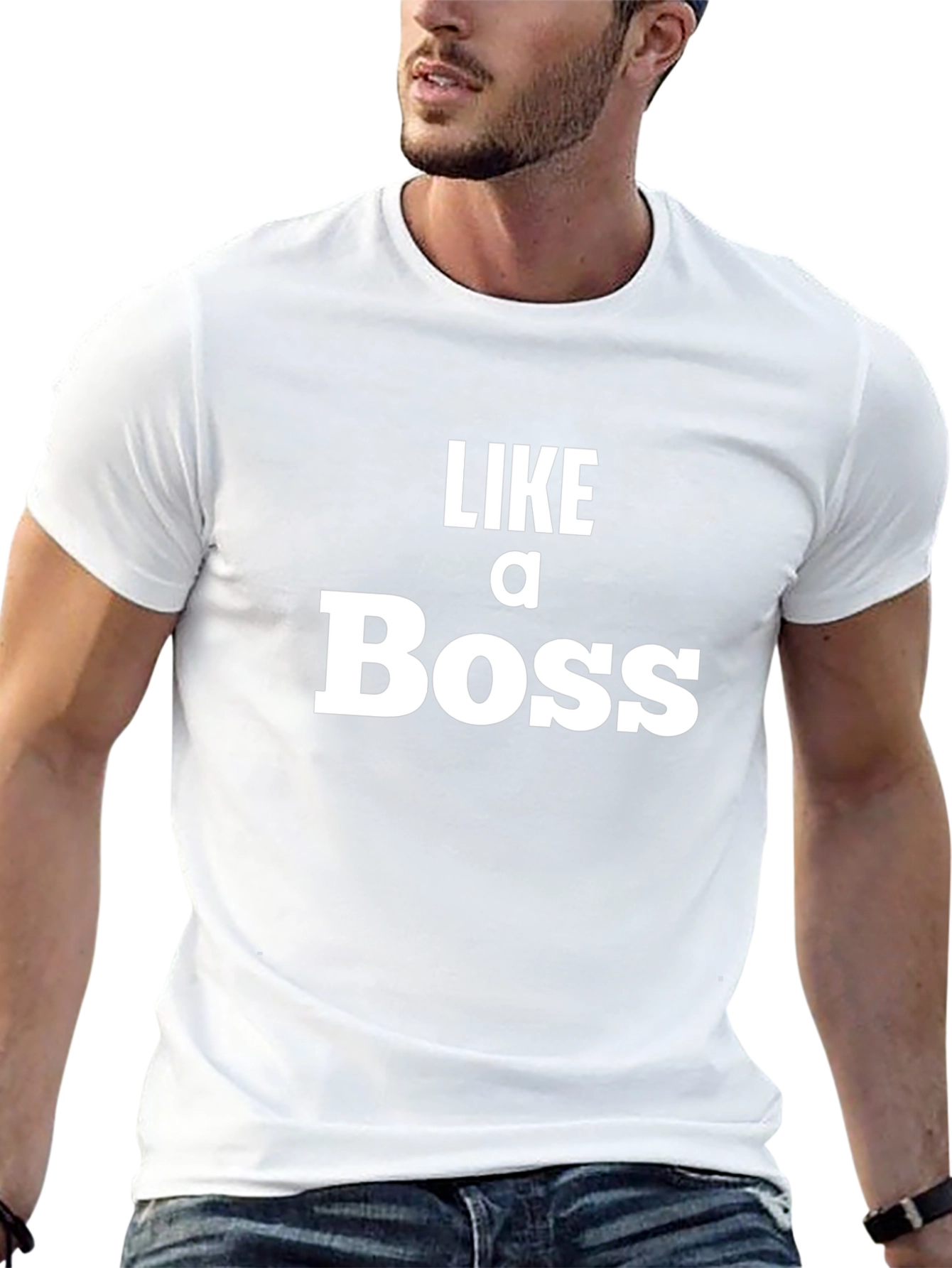 Like a Boss Graphic Tee - Black
