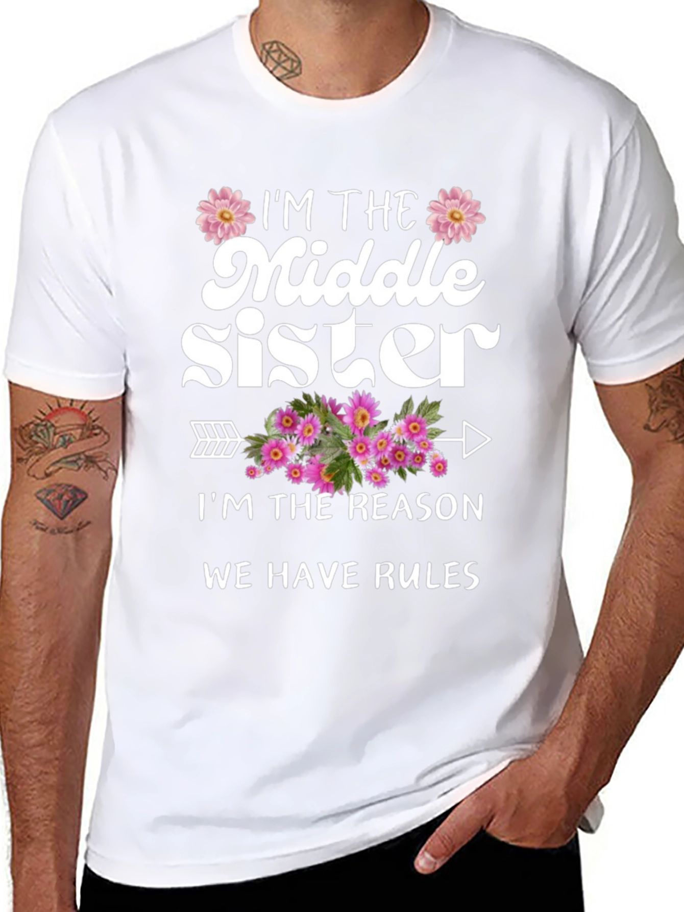 Middle Sister T-Shirt - Reason We Have Rules