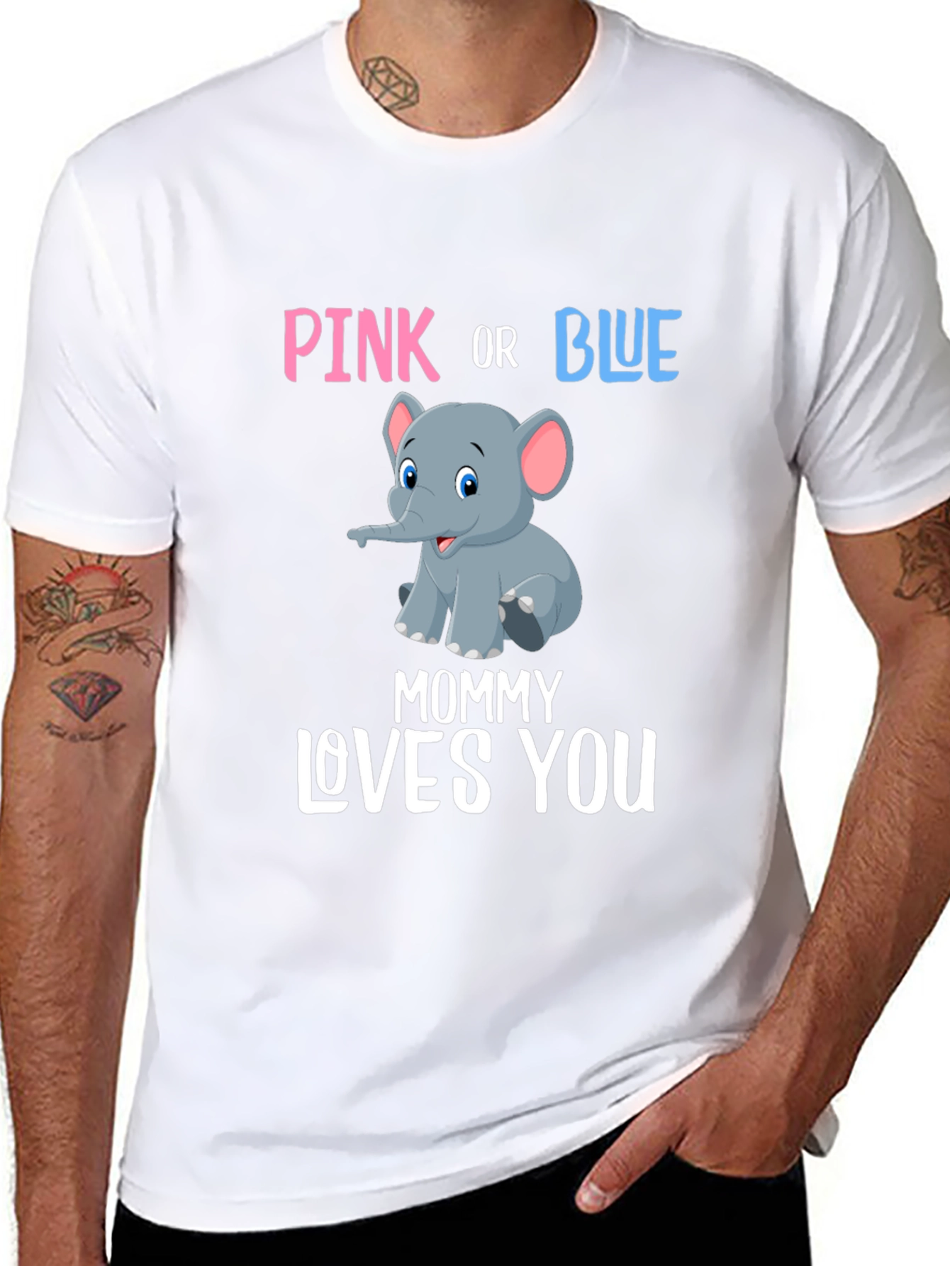 Pink or Blue Baby Shower T-Shirt