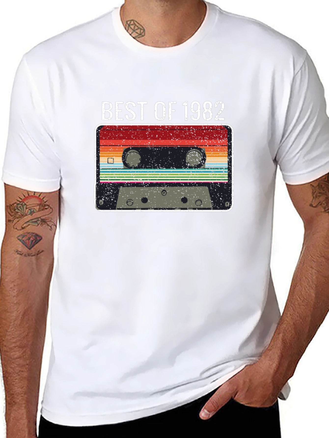 Best of 1982 Cassette Tape Graphic Tee