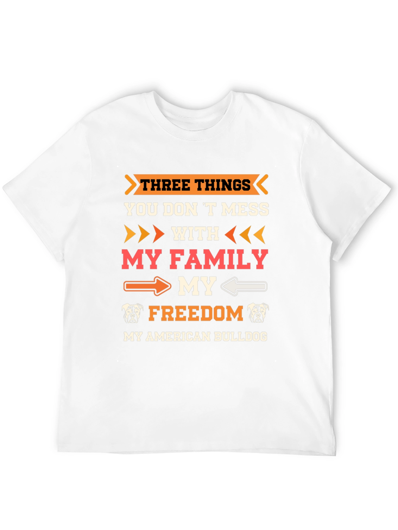 American Bulldog T-Shirt: Family Freedom