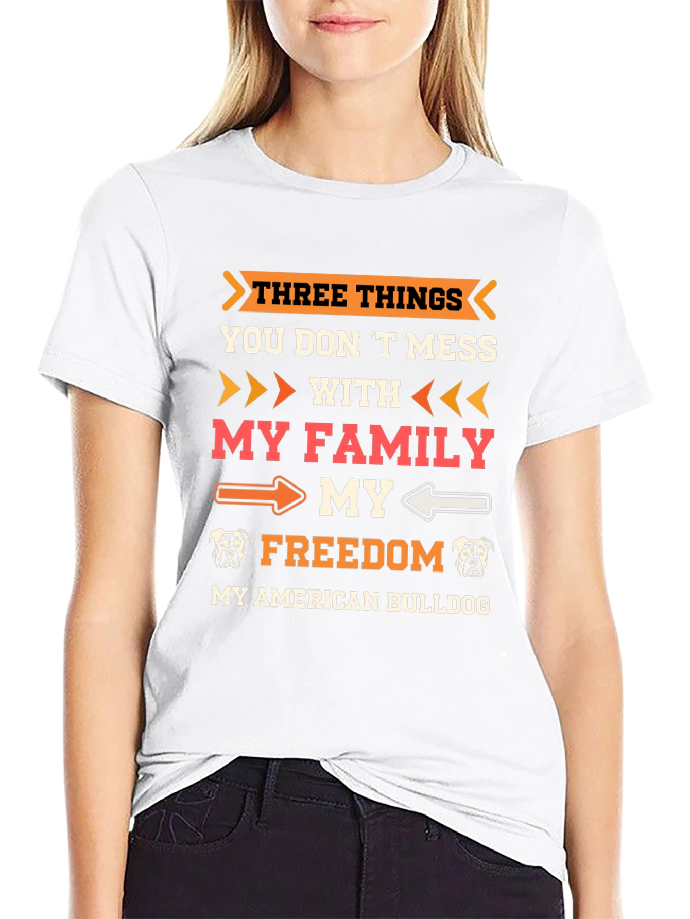 American Bulldog T-Shirt: Family Freedom