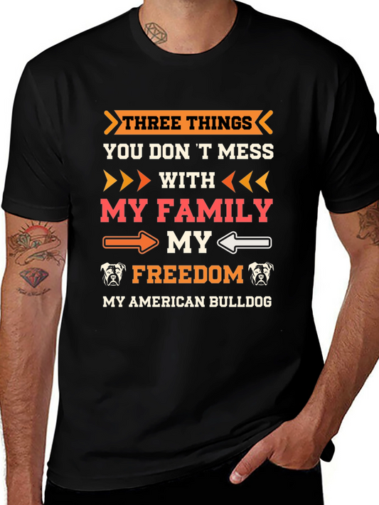 American Bulldog T-Shirt: Family Freedom