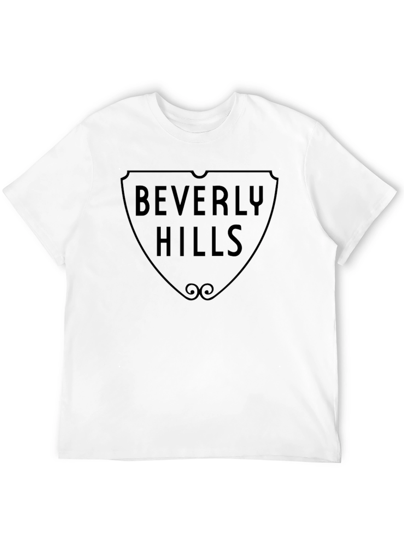 Beverly Hills Shield T-Shirt - Classic Style