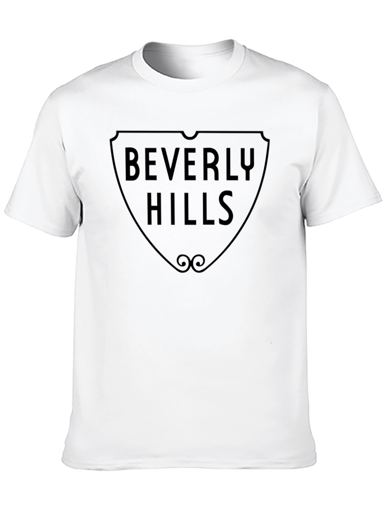 Beverly Hills Shield T-Shirt - Classic Style