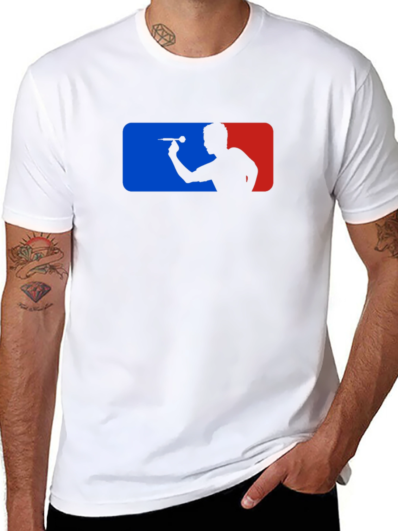 Darts Thrower Black T-Shirt