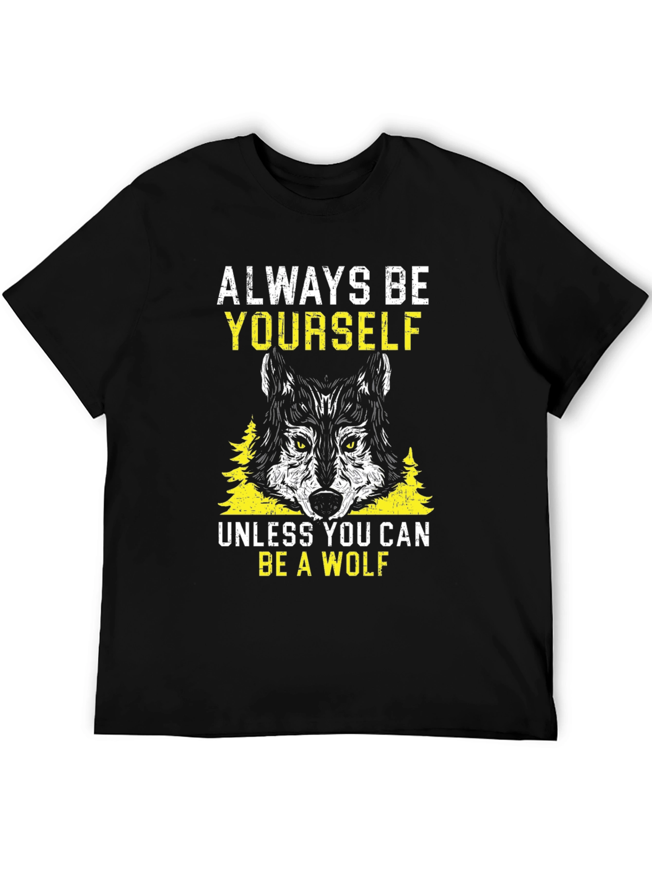 Wolf Graphic Print T-Shirt