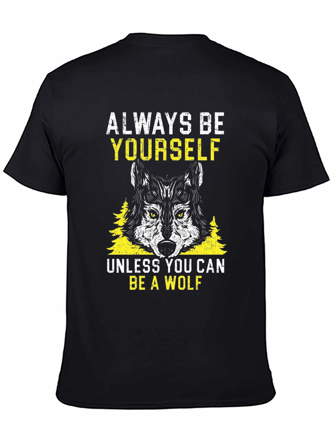 Wolf Graphic Print T-Shirt
