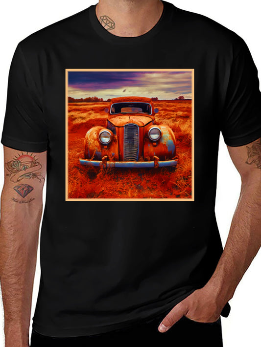 Vintage Car Graphic Tee - Unique Design
