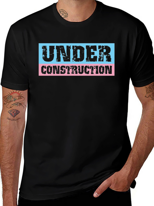 Under Construction Transgender Pride T-Shirt