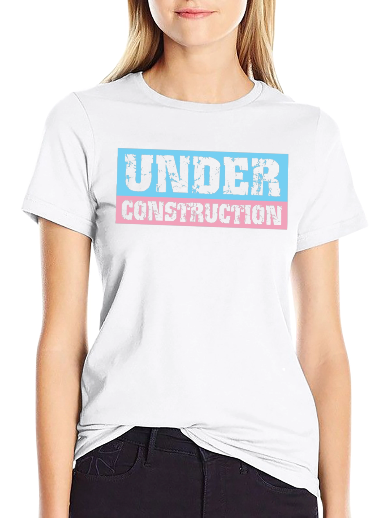 Under Construction Transgender Pride T-Shirt