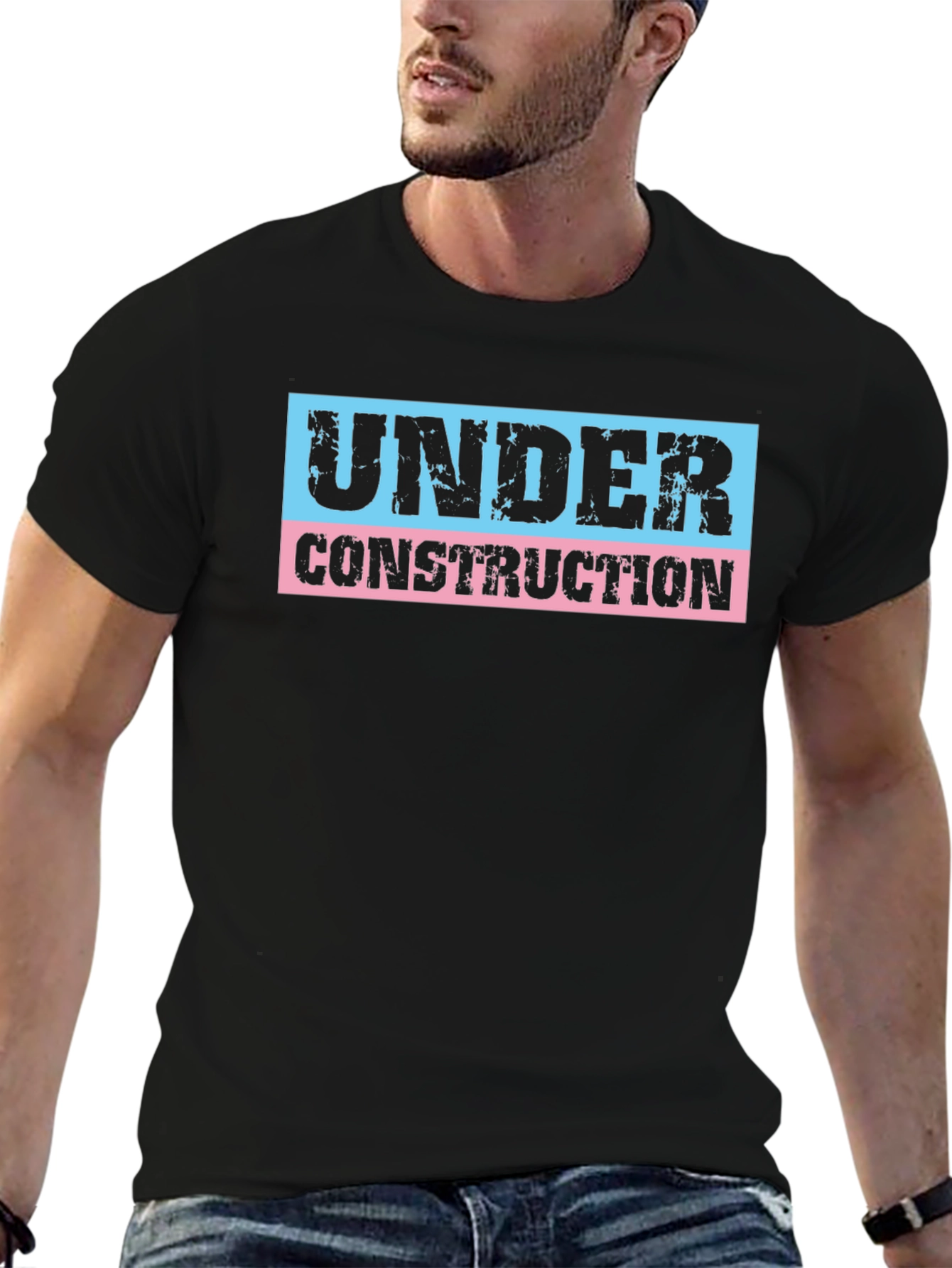 Under Construction Transgender Pride T-Shirt