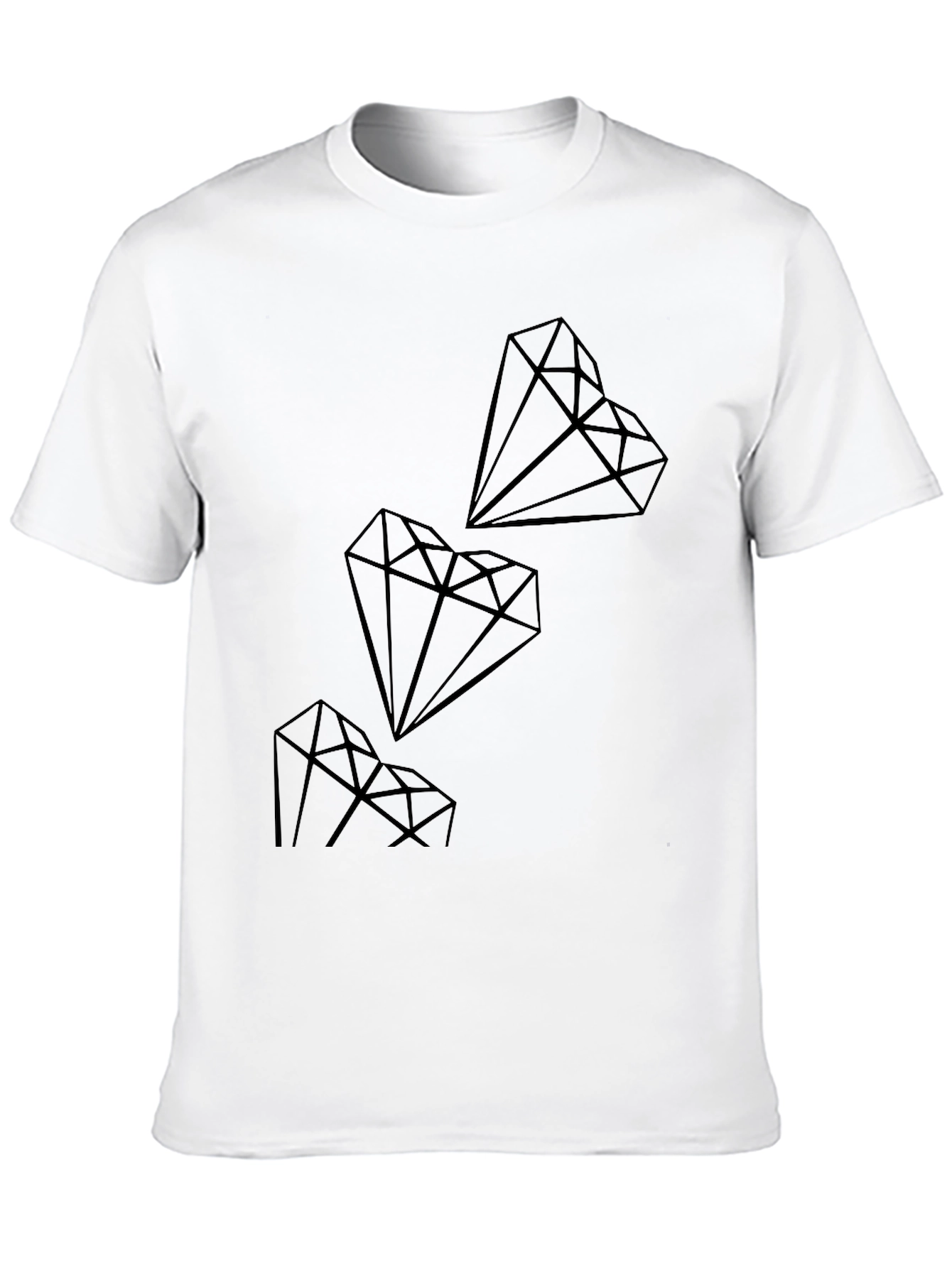 Diamond Graphic Black T-Shirt