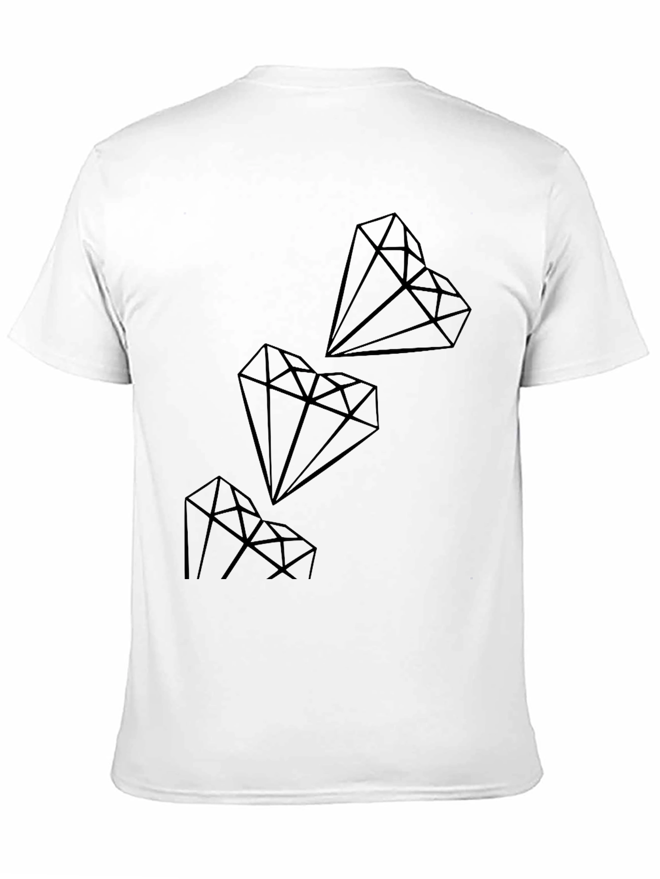 Diamond Graphic Black T-Shirt