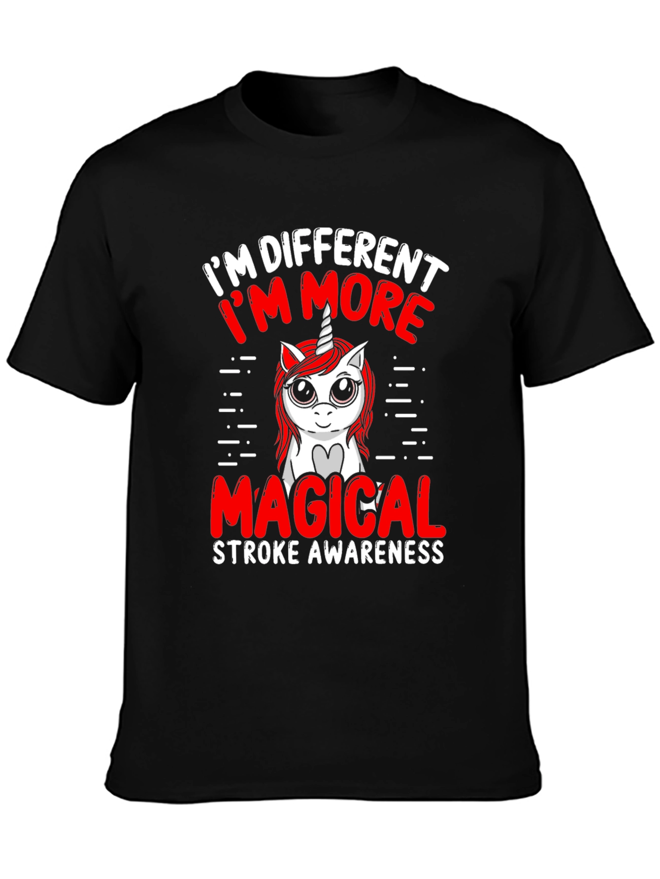 Magical Unicorn Stroke Awareness T-Shirt