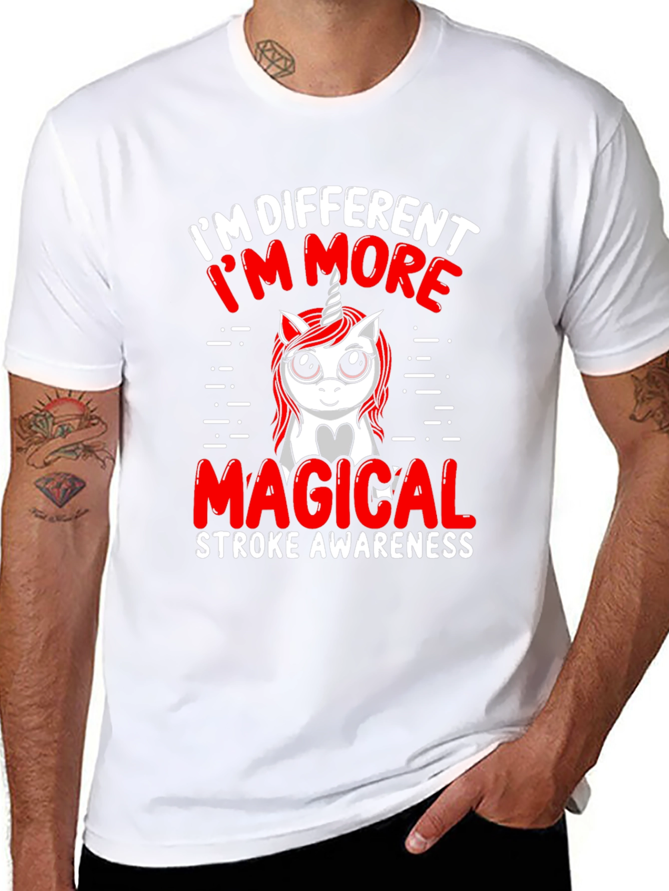Magical Unicorn Stroke Awareness T-Shirt
