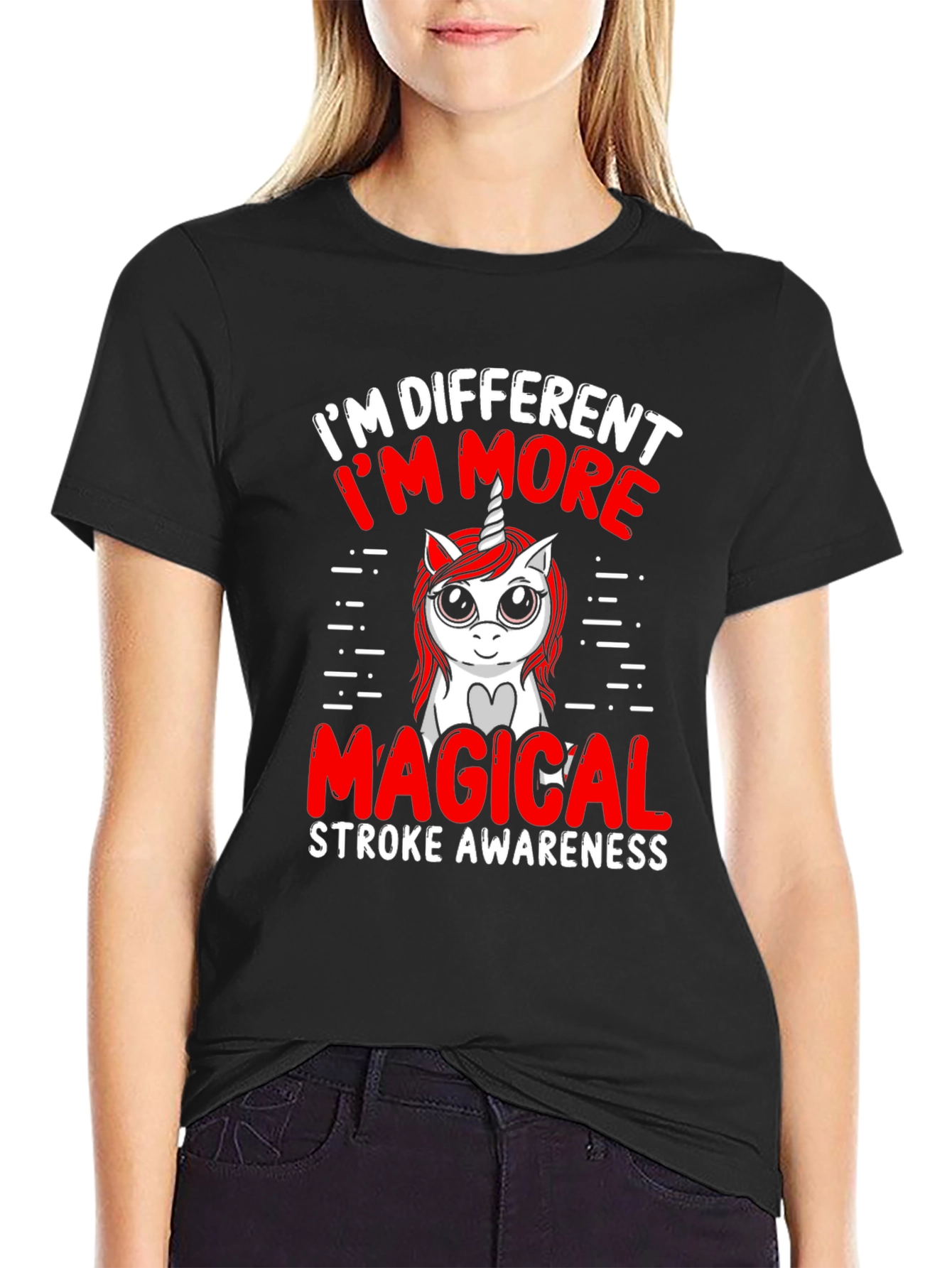 Magical Unicorn Stroke Awareness T-Shirt