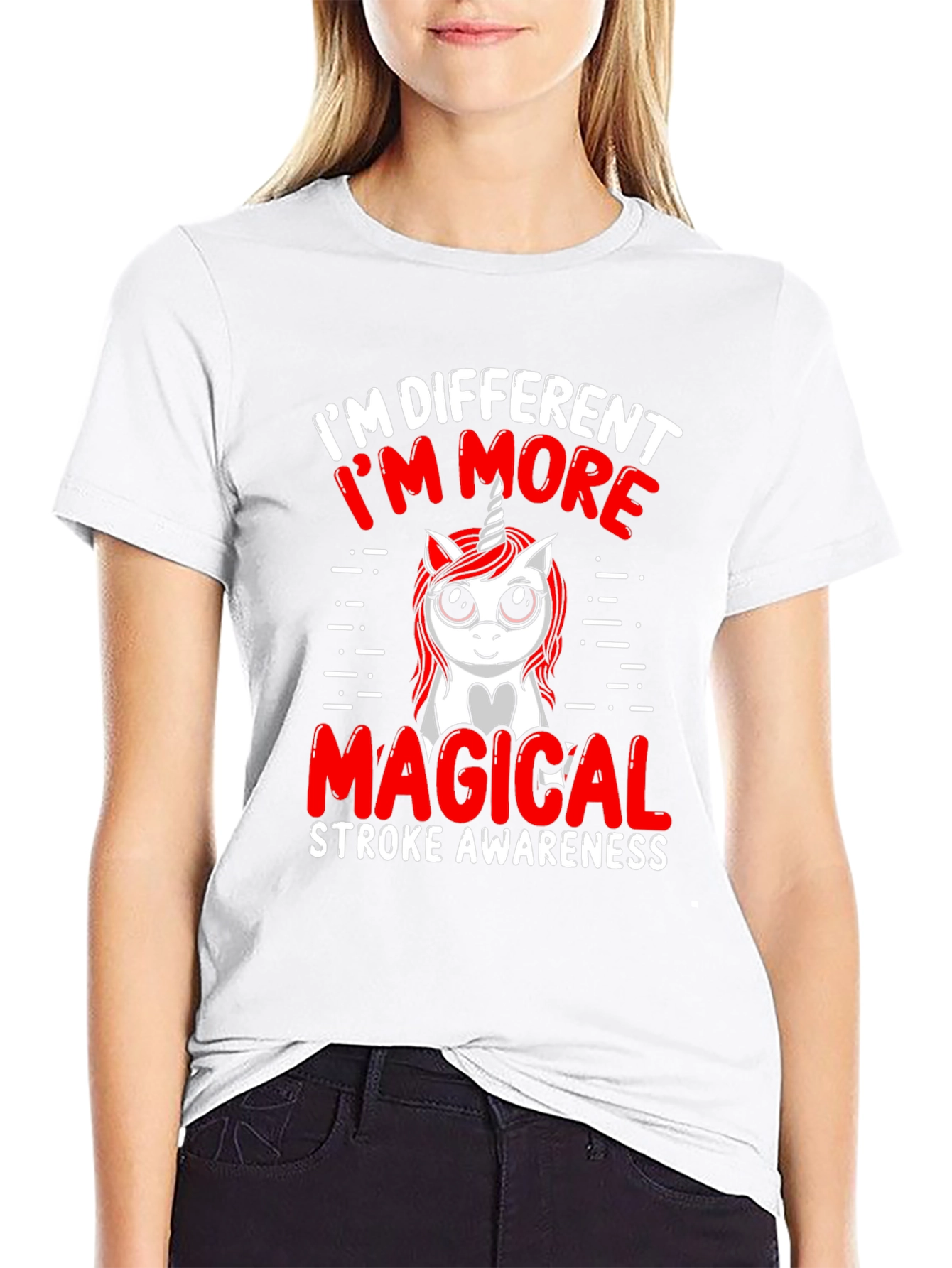 Magical Unicorn Stroke Awareness T-Shirt
