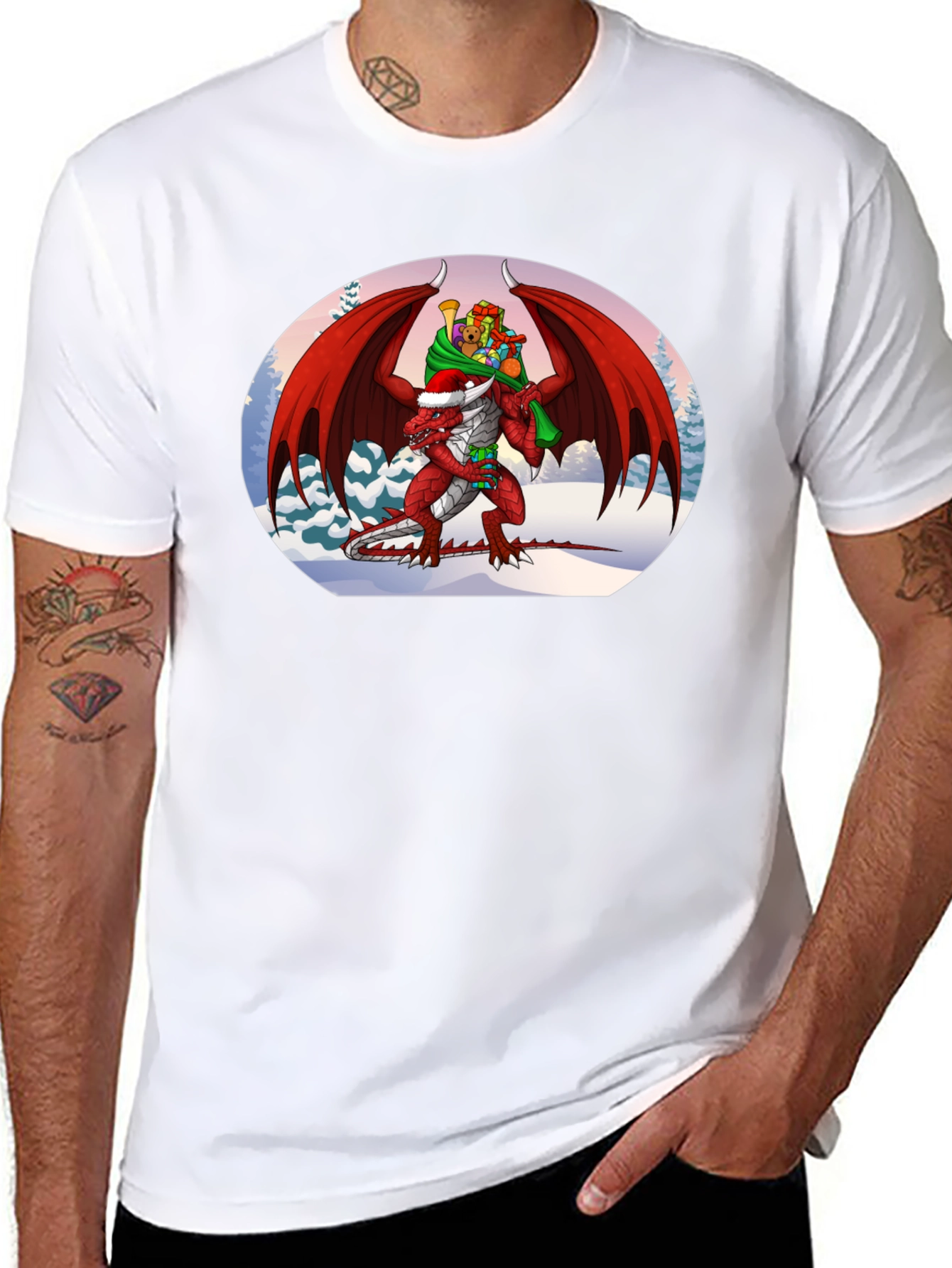 Christmas Dragon T-Shirt