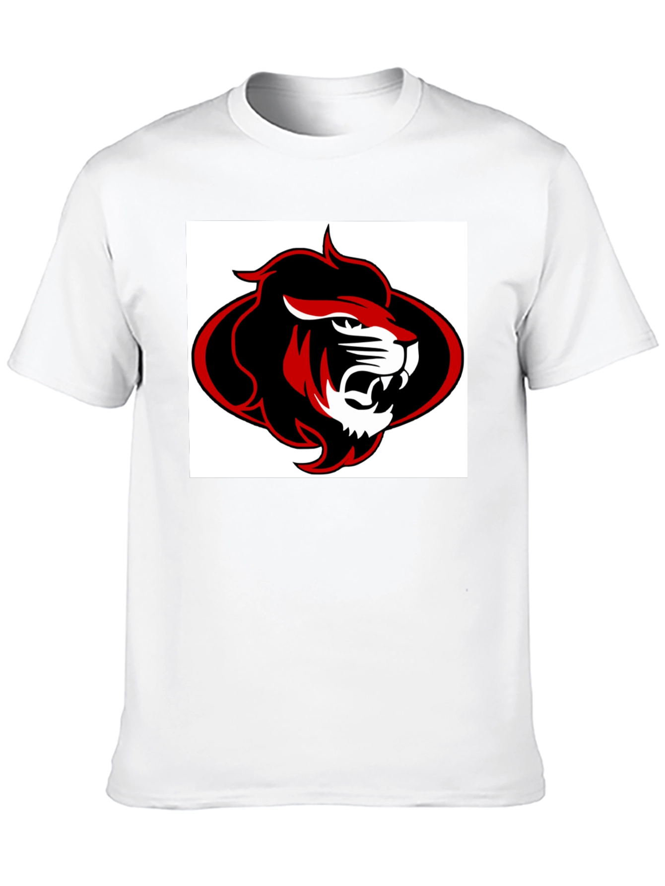Lion Graphic Black T-Shirt