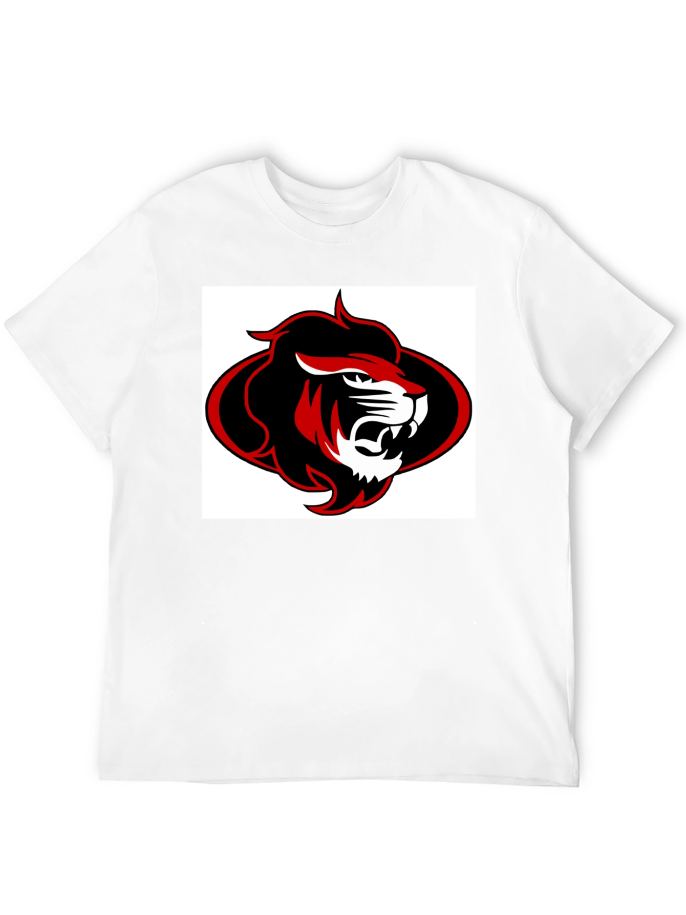 Lion Graphic Black T-Shirt
