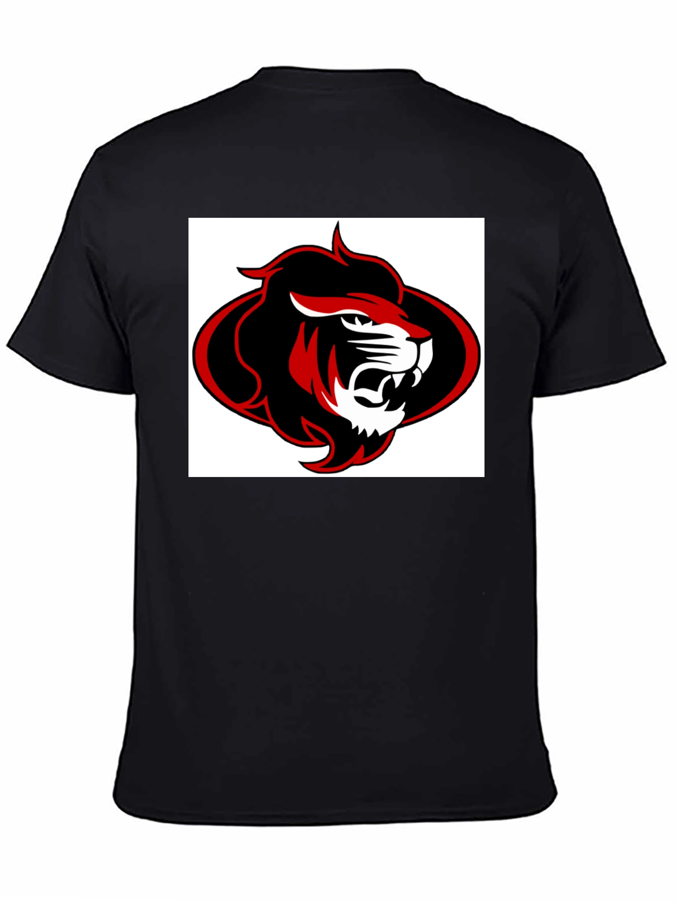 Lion Graphic Black T-Shirt