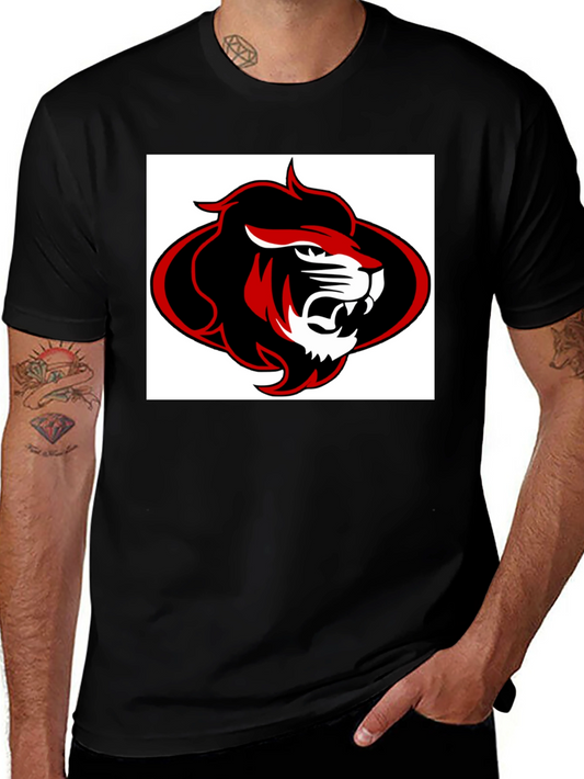 Lion Graphic Black T-Shirt
