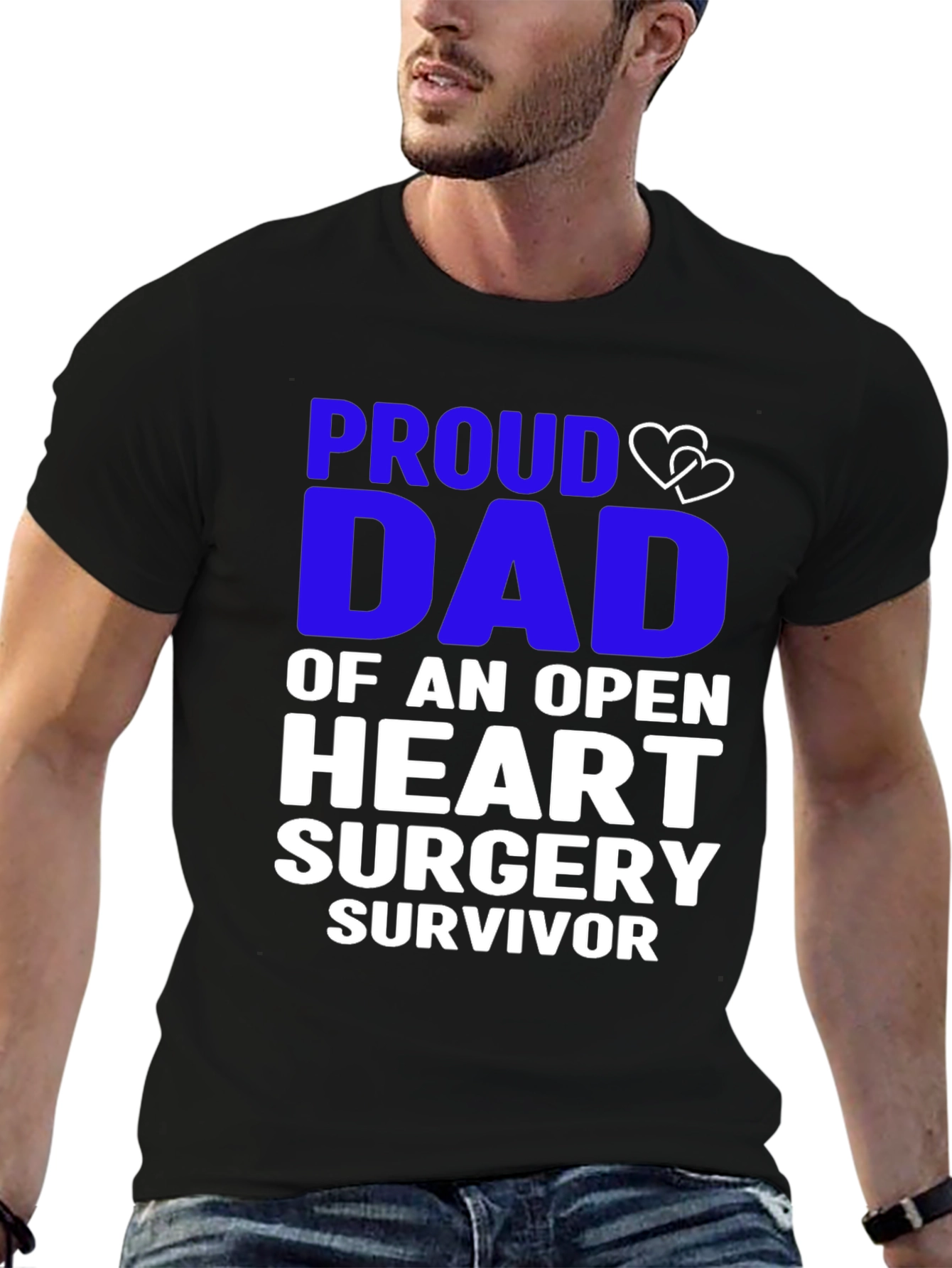 Proud Dad Open Heart Surgery Survivor T-Shirt