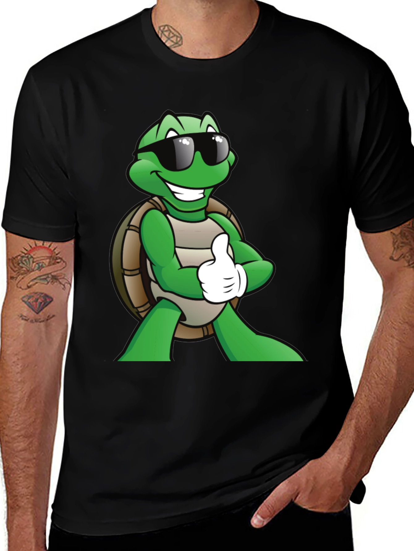 Cool Turtle Graphic Tee