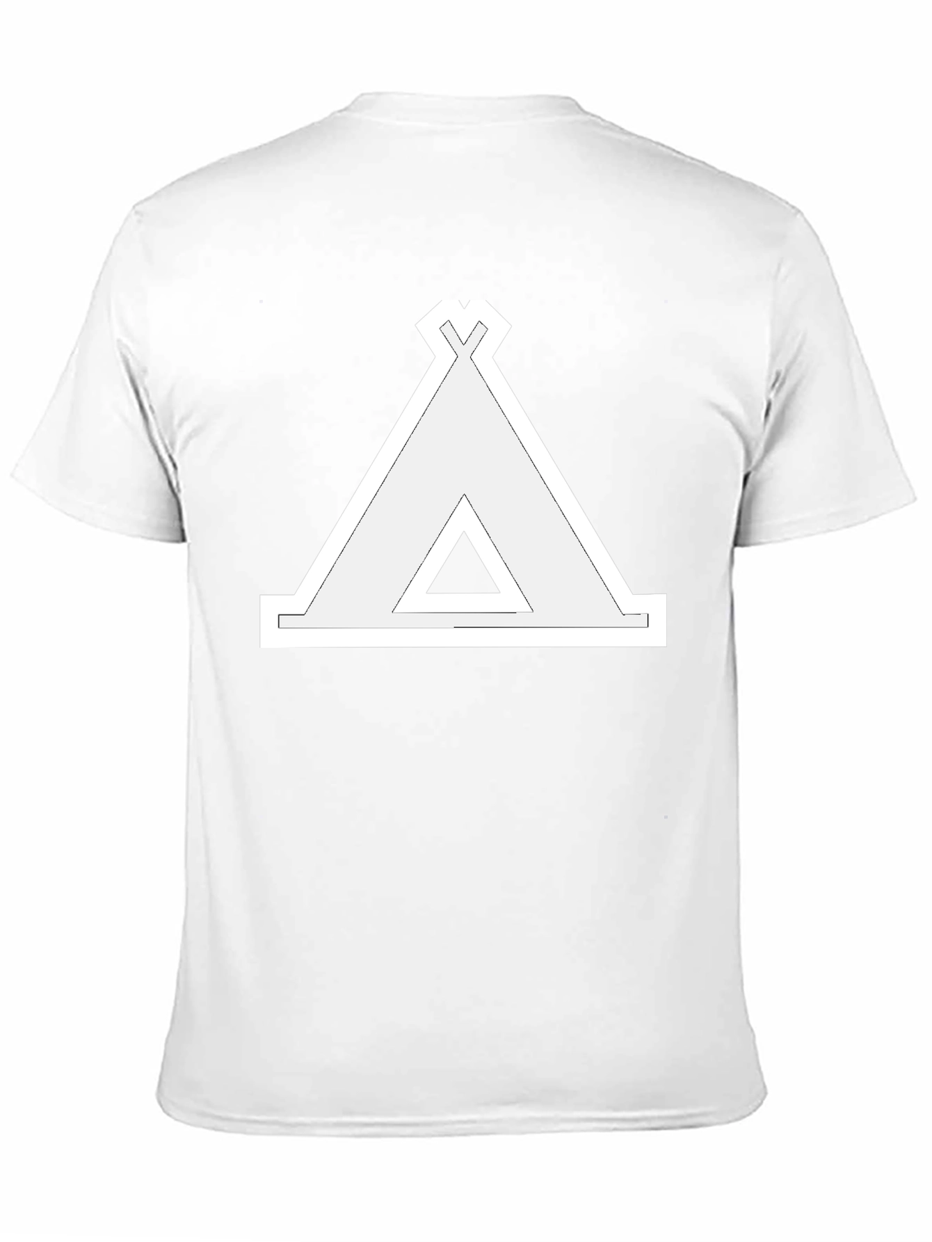 Teepee Graphic Black T-Shirt