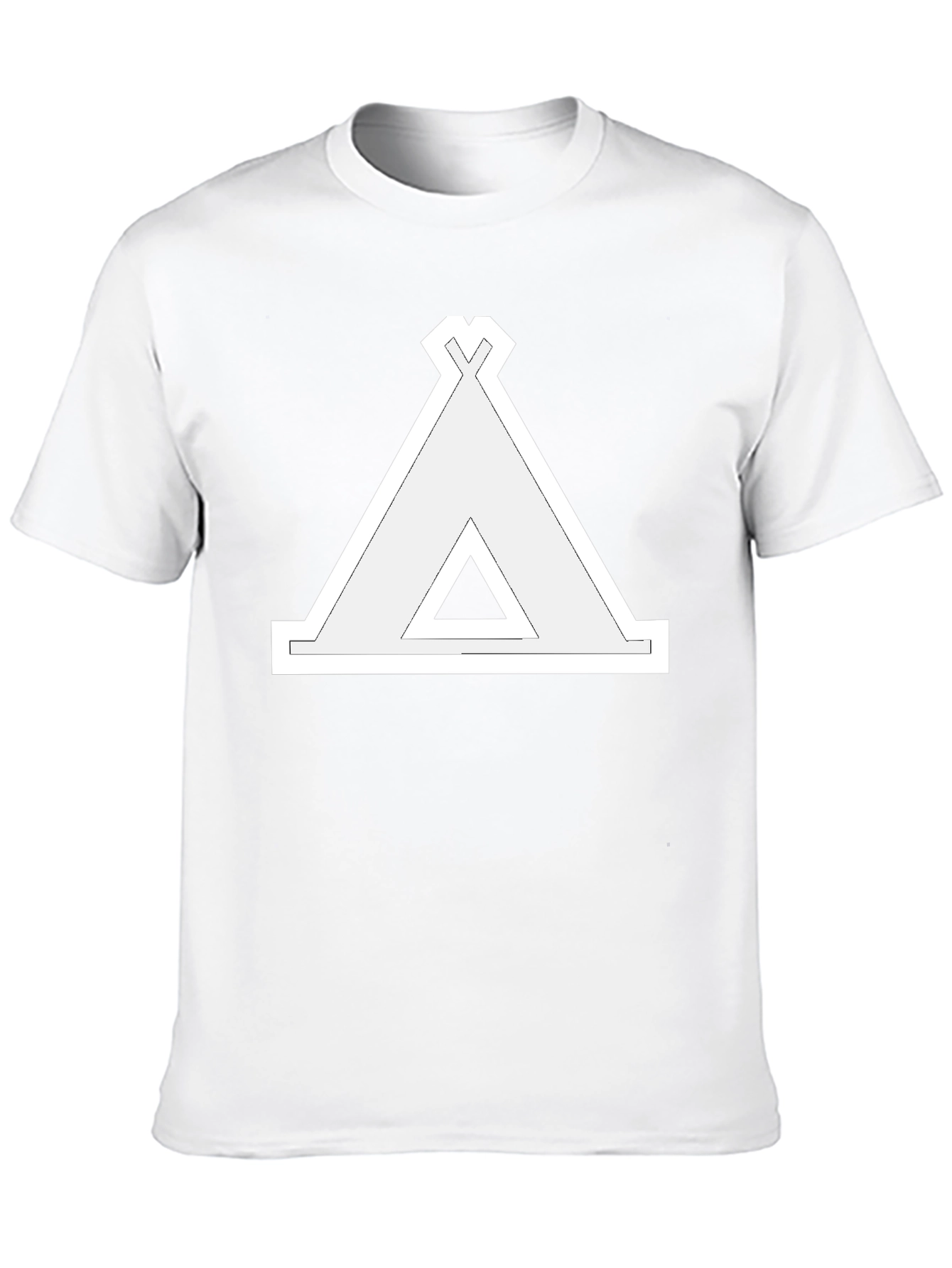 Teepee Graphic Black T-Shirt
