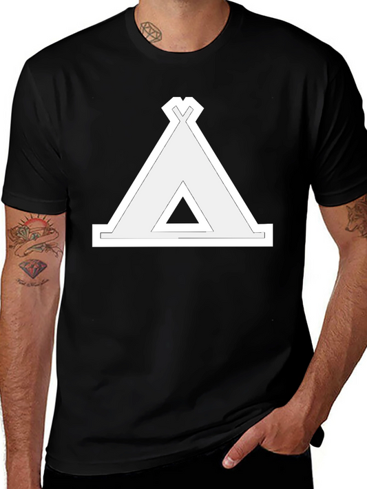 Teepee Graphic Black T-Shirt