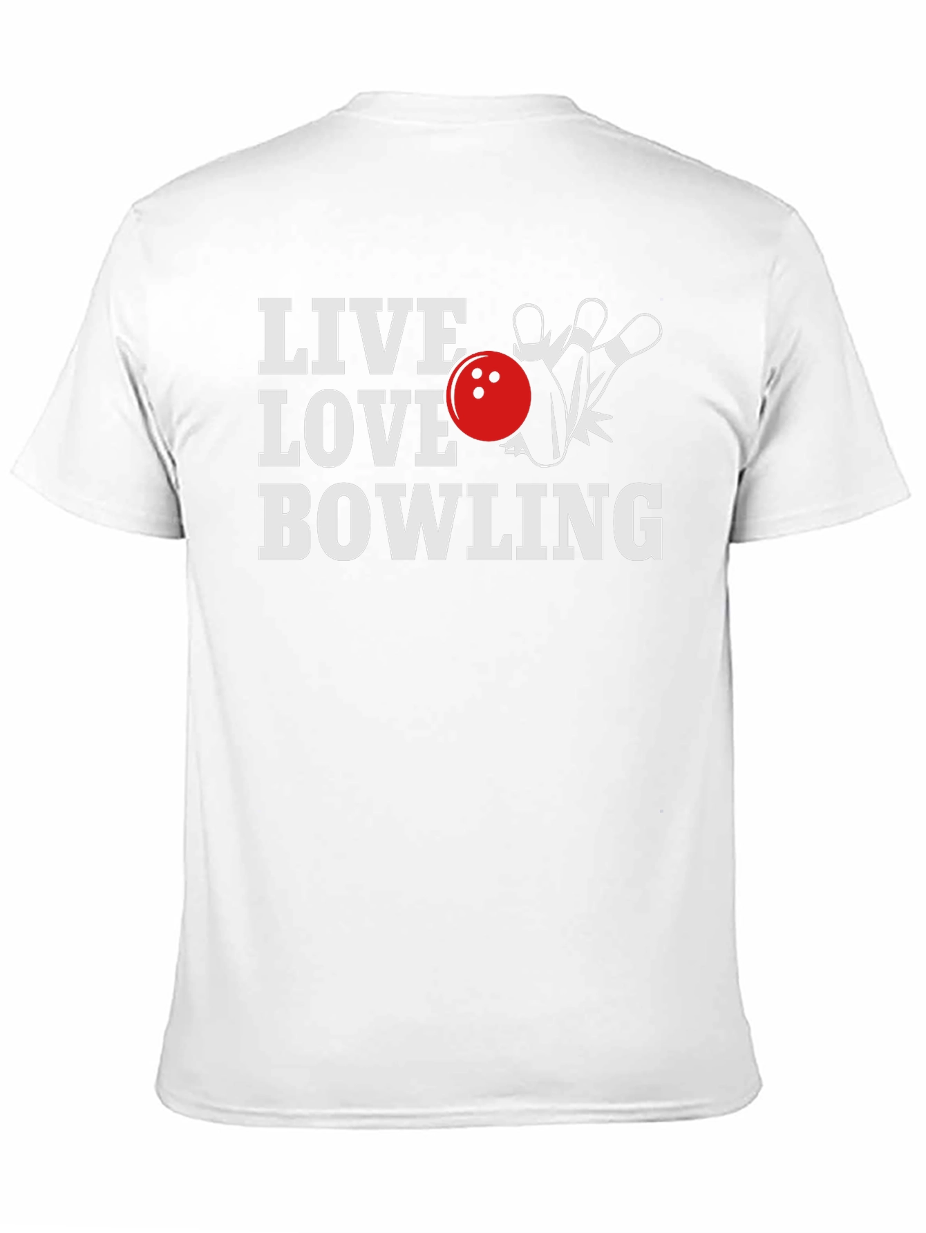 Live Love Bowling T-Shirt - Sporty Graphic Tee
