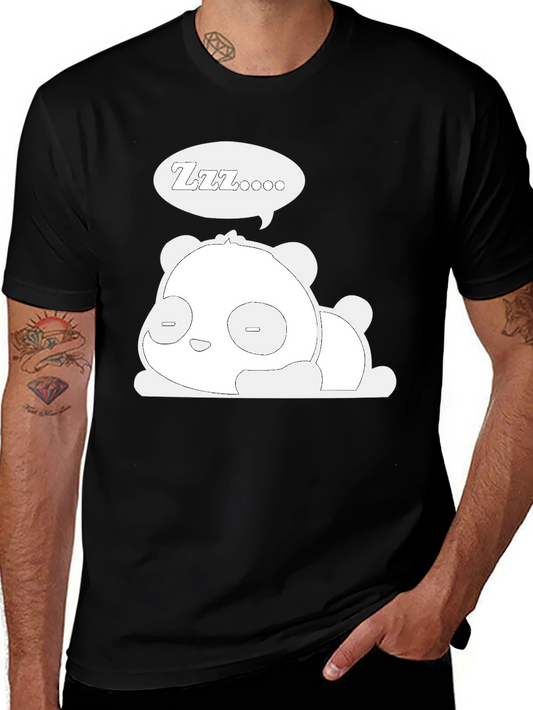 Sleeping Panda Graphic T-Shirt - Cute & Comfy