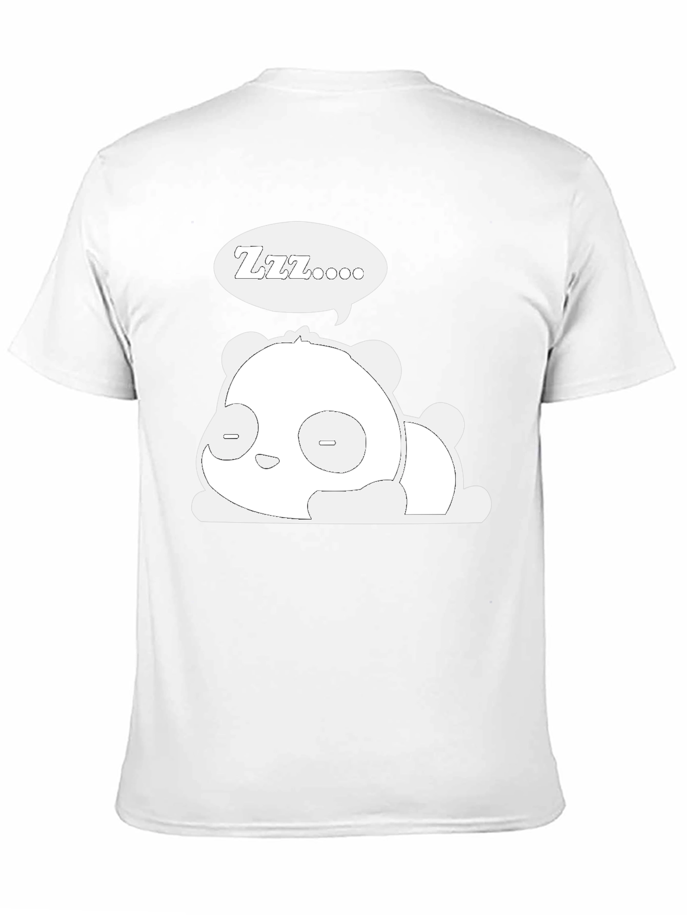 Sleeping Panda Graphic T-Shirt - Cute & Comfy