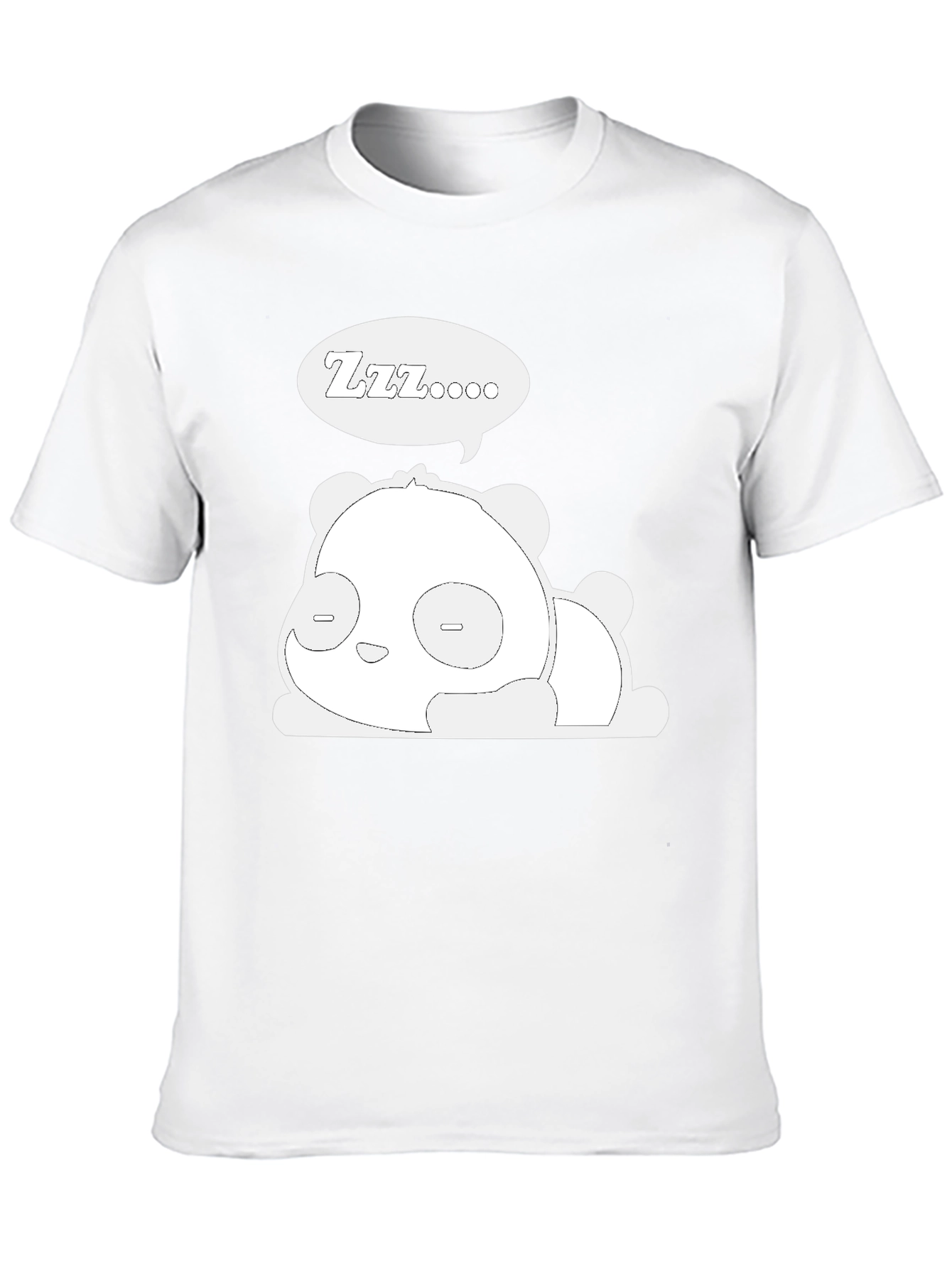 Sleeping Panda Graphic T-Shirt - Cute & Comfy