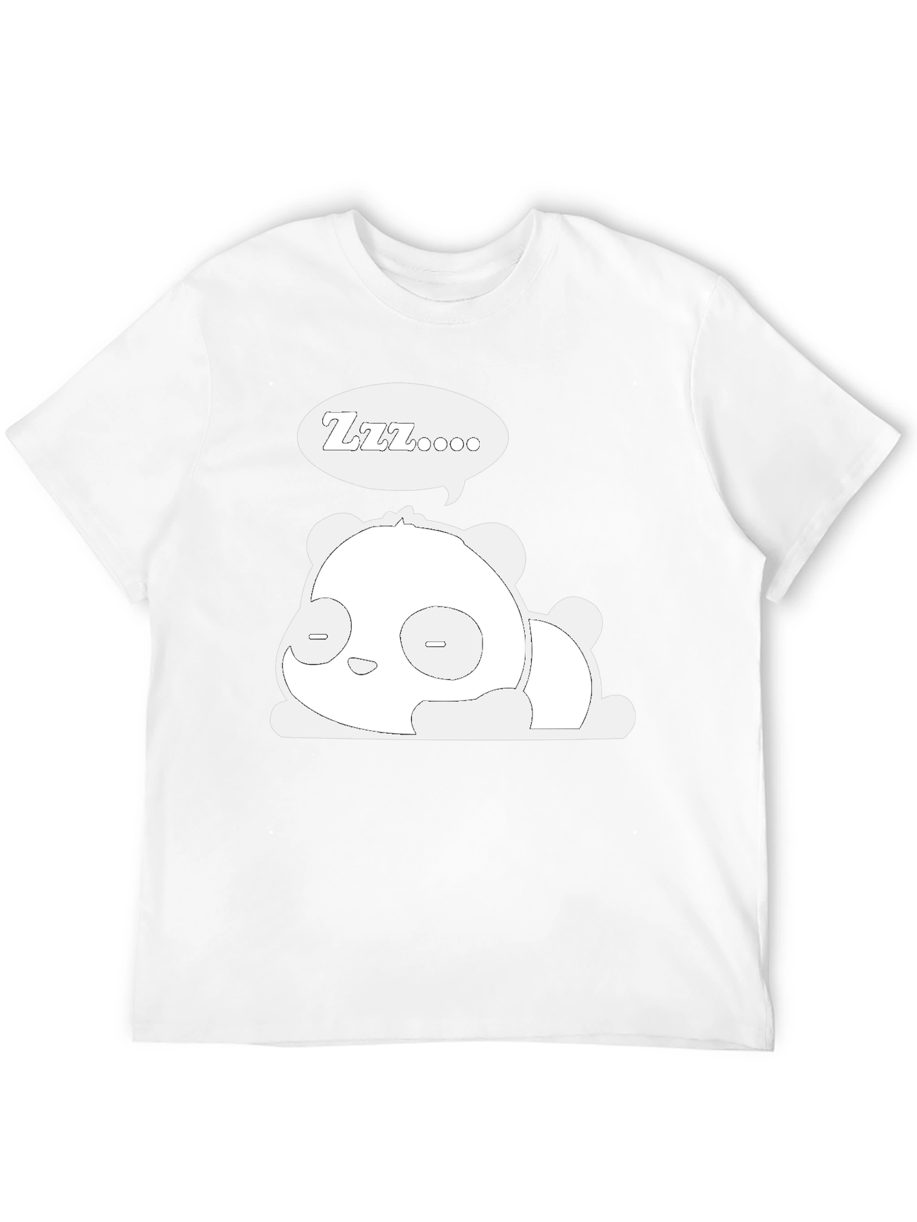 Sleeping Panda Graphic T-Shirt - Cute & Comfy