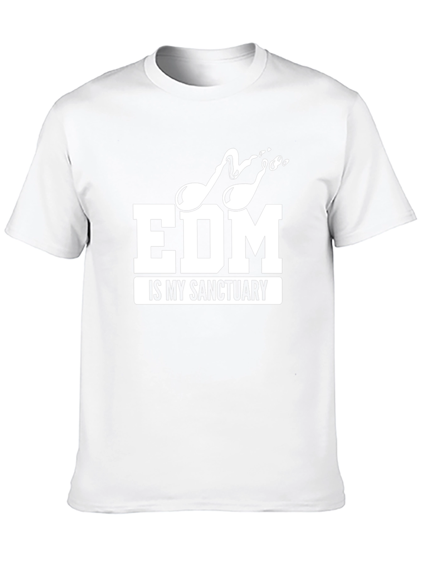 EDM Is My Sanctuary Black T-Shirt