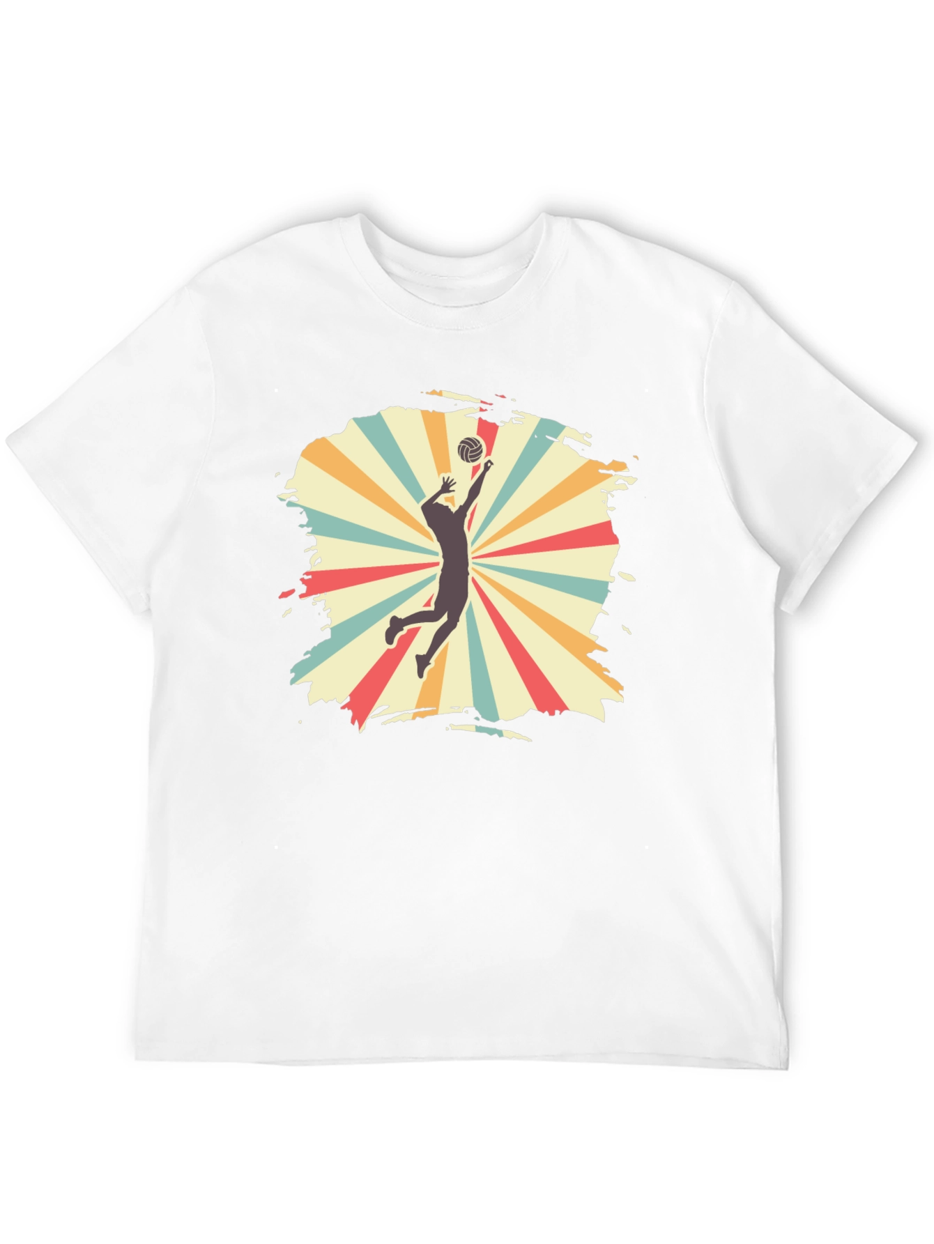 Volleyball Retro Graphic T-Shirt