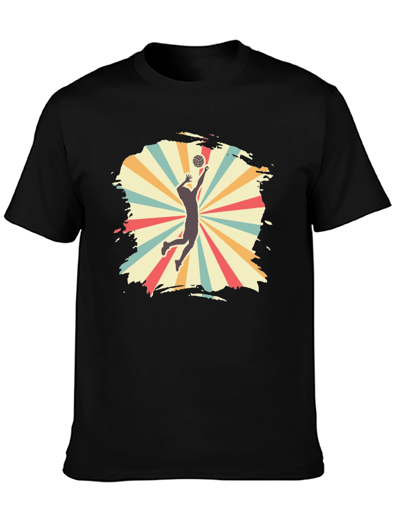 Volleyball Retro Graphic T-Shirt