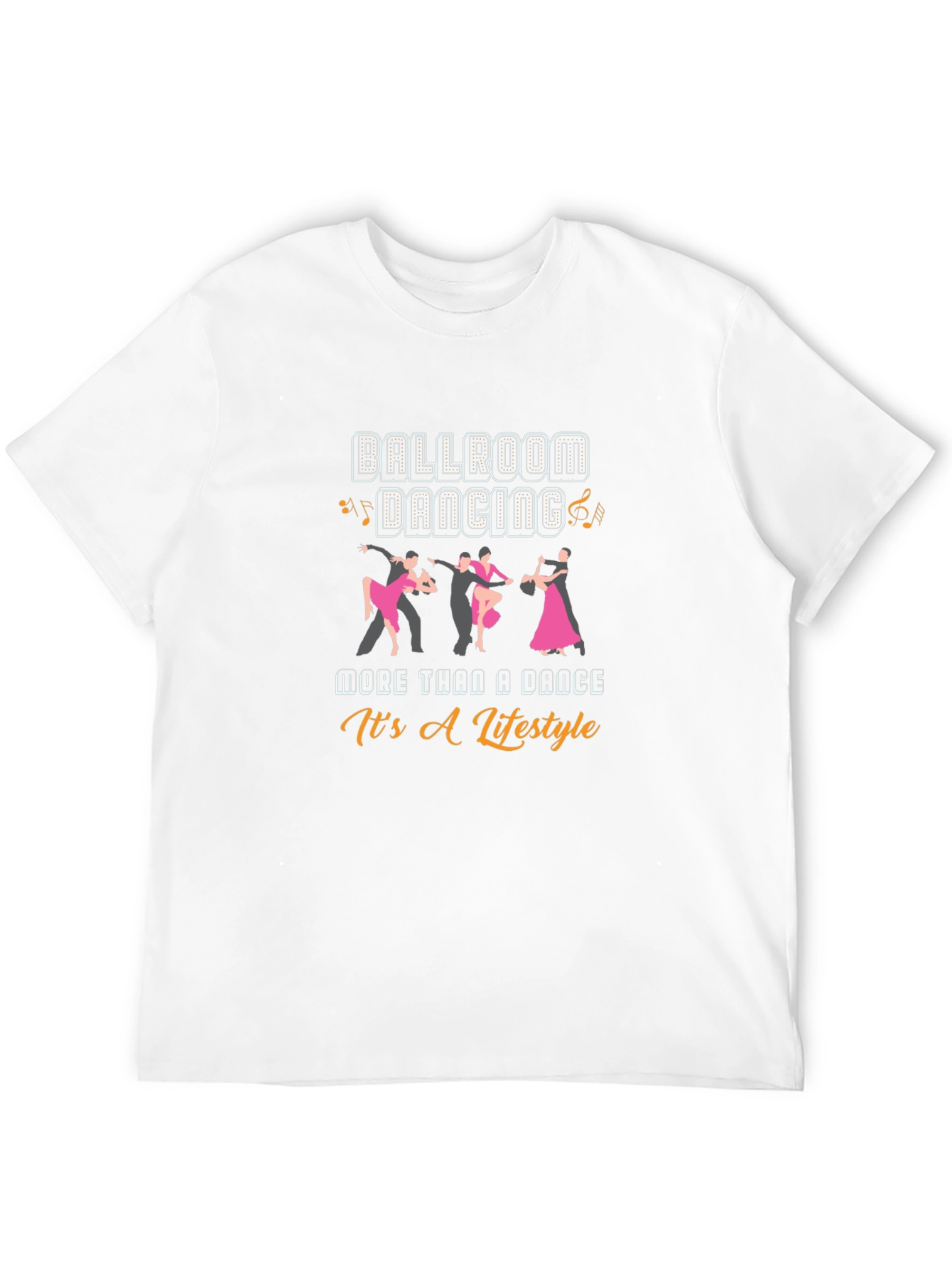 Ballroom Dancing Lifestyle T-Shirt - Black
