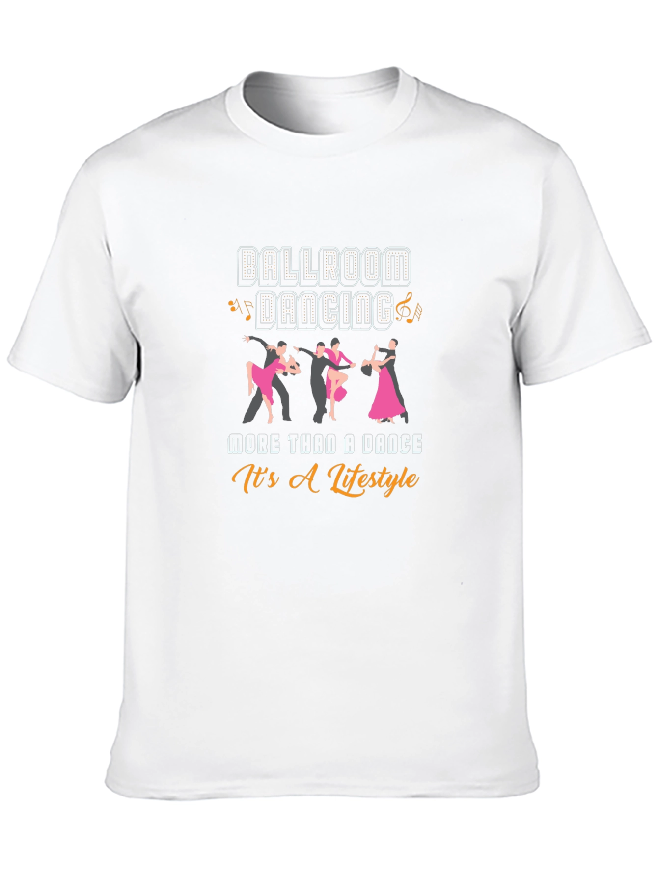 Ballroom Dancing Lifestyle T-Shirt - Black