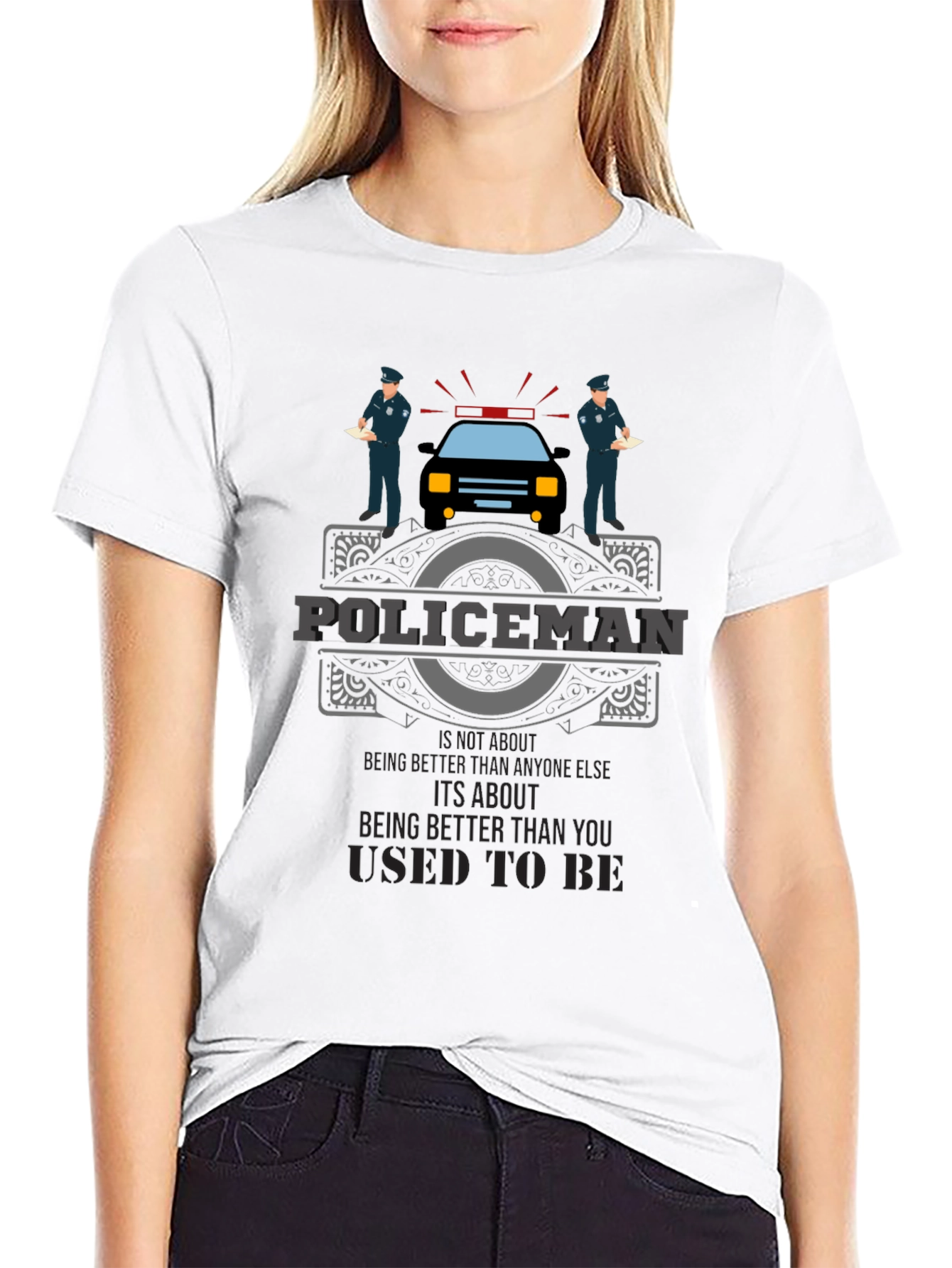 Policeman Graphic Tee - Its About Being Better