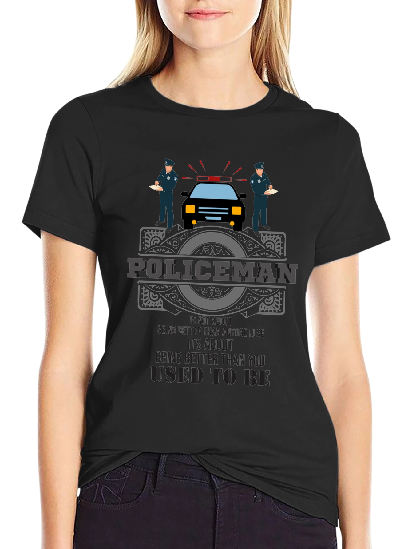 Policeman Graphic Tee - Its About Being Better