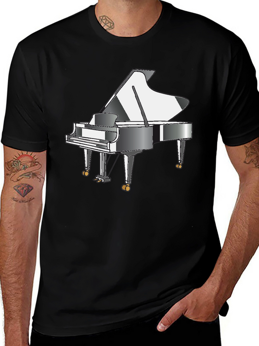 Grand Piano T-Shirt - Music Lover Tee