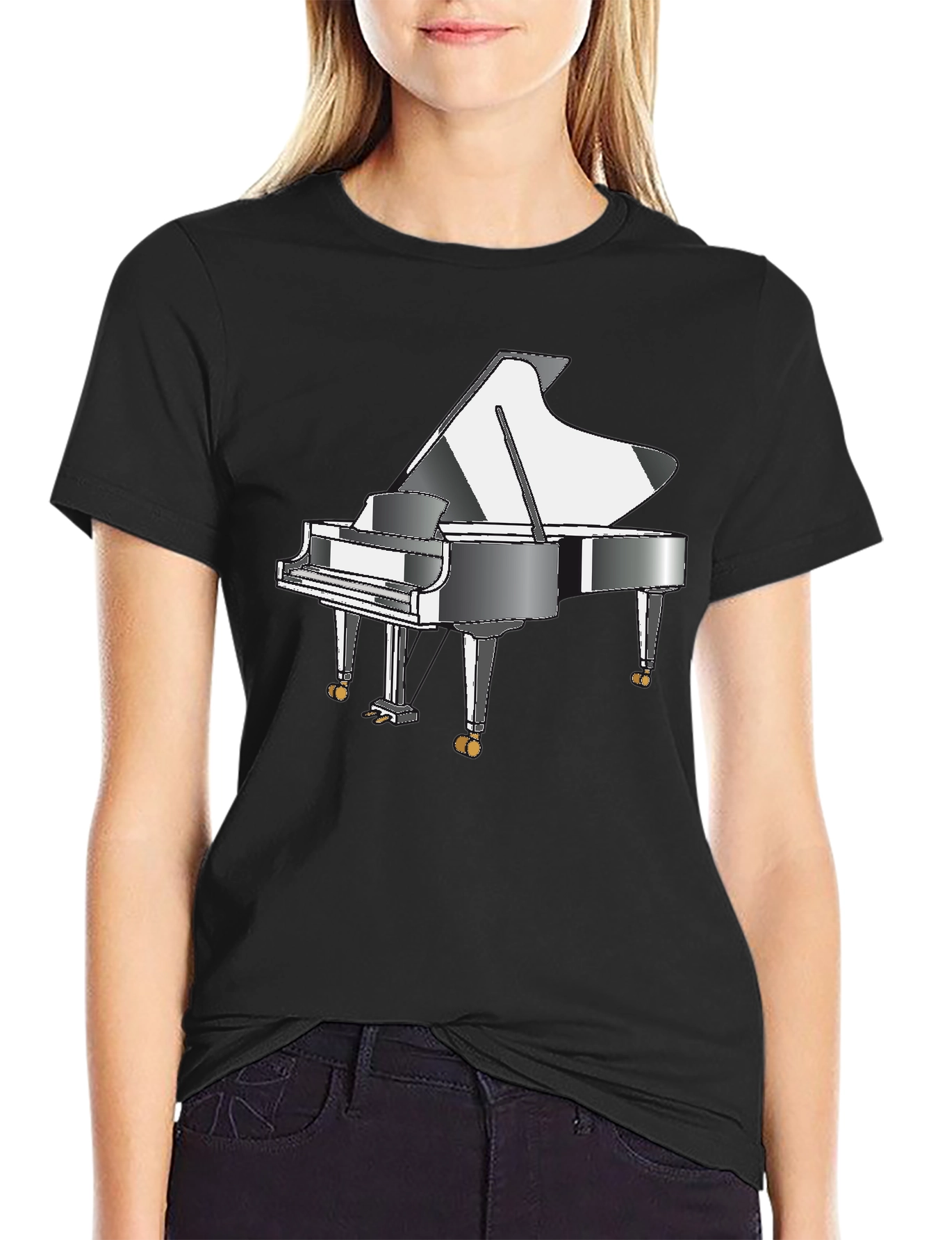 Grand Piano T-Shirt - Music Lover Tee