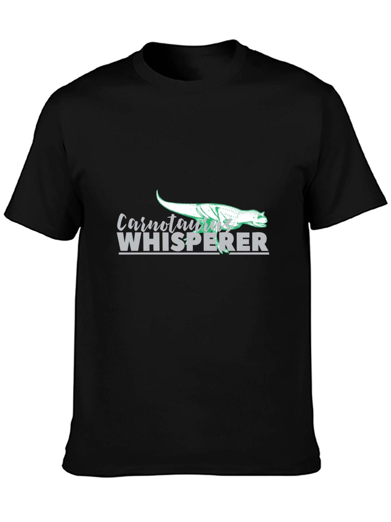 Carnotaurus Whisperer Graphic Tee - Black