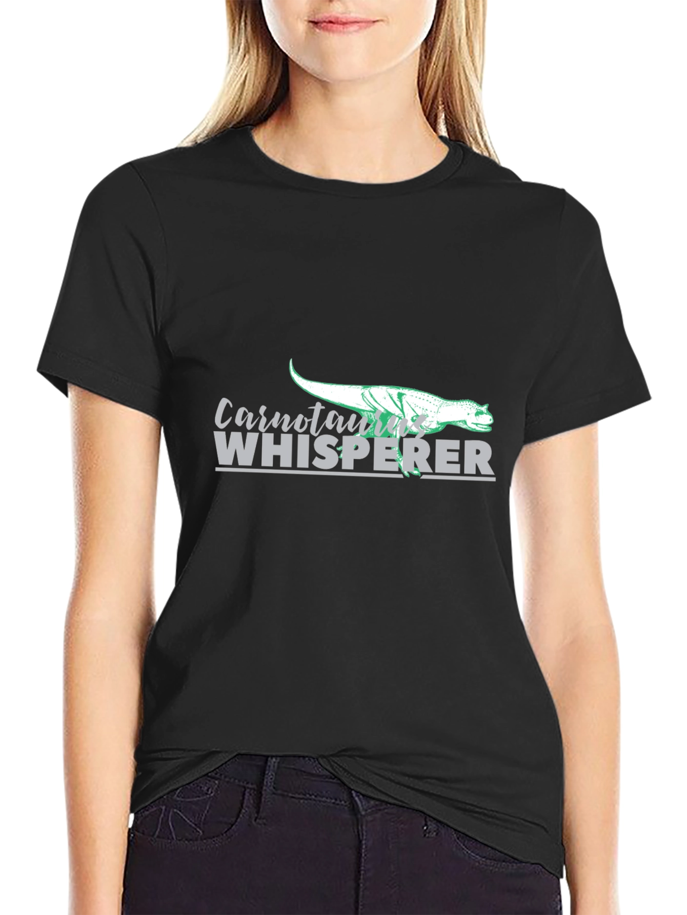 Carnotaurus Whisperer Graphic Tee - Black